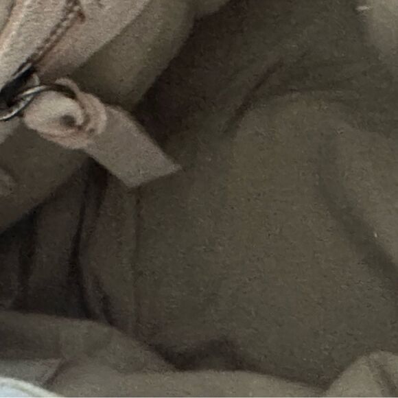 Elegant light beige Free People Suede Drawstring Bag - Picture 8 of 9